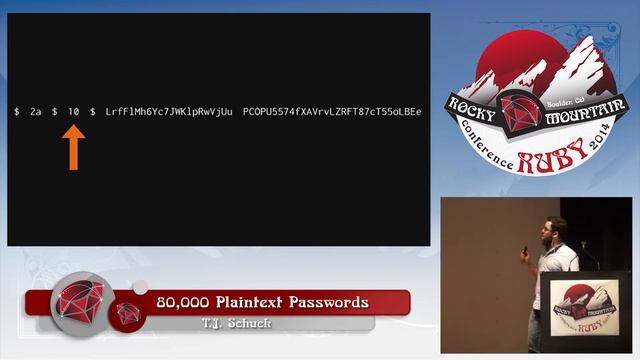 Rocky Mountain Ruby 2014 - 80,00 Plaintext Passwords смотреть онлайн