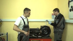 Прокат стального (штампованного) диска. Обучающее видео.
