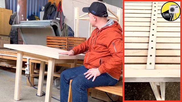 НЕОБЫЧНЫЙ СТОЛИК ДЛЯ ДАЧИ смотреть онлайн