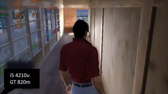 Yakuza 6 на слабом ноутбуке (GT 820m) смотреть онлайн