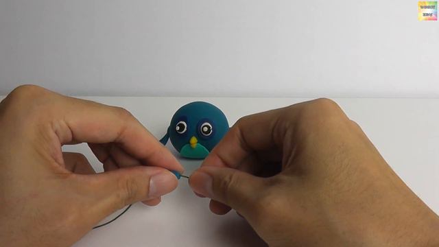 play doh angry birds stella willow - how to make with playdoh смотреть онлайн
