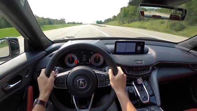 Дорожный тест драйв 2021 ACURA TLX A SPEC | Test drive 2021 ACURA TLX A SPEC смотреть онлайн