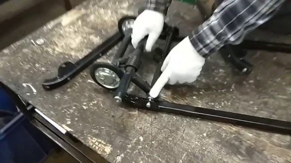 Установка склизовой подвески на мотобуксировщик