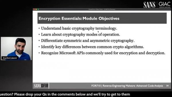 Inside FOR710 Reverse-Engineering Malware: Advanced Code Analysis
