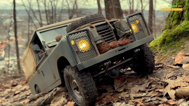 1/10 Scale Rc Crawler Land Rover Classic Trophy 4x4 Offroad Rc Car смотреть онлайн