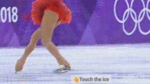 Плохая техника Евгении Медведевой прыжок 3Т против Учебника Королевы Алины 3Т