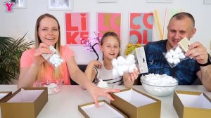 БОЛЬШОЕ Среднее и маленькое Слайм Челлендж # 2 / Чао Юля