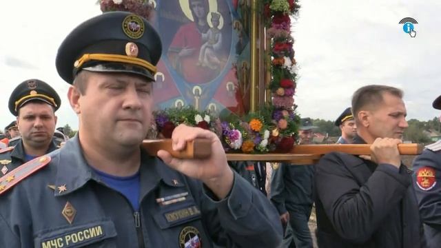 В Курском районе прошел крестный ход с иконой Неопалимая Купина