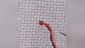 КАК БЫСТРО ЗАКРЕПИТЬ НИТЬ В НАЧАЛЕ/КОНЦЕ ВЫШИВКИ