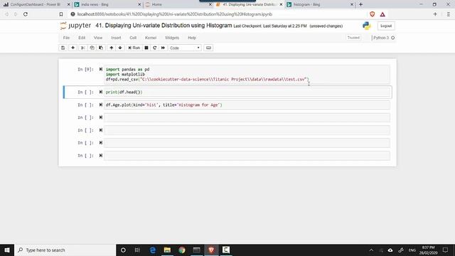 Visualising univariate distribution using a Histogram смотреть онлайн