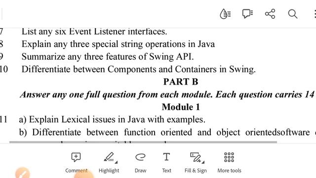 CST205#OBJECT ORIENTED DESIGN AND JAVA PROGRAMMING#KTU#S3 CSE#2019 Scheme#DEC 2021#PREVIOUS QP смотреть онлайн