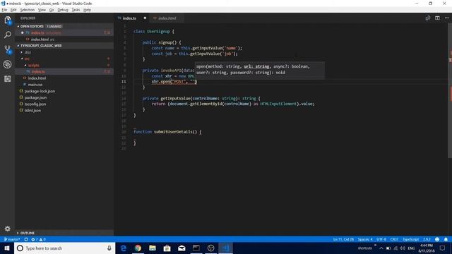 08 Simple Web page and REST API with Typescript смотреть онлайн