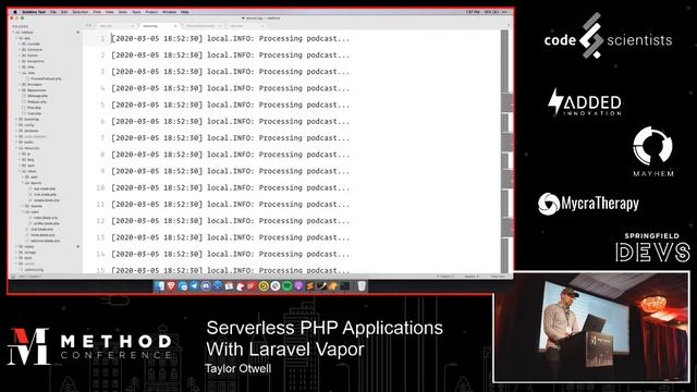 Serverless PHP Applications With Laravel Vapor by Taylor Otwell @ Method Conference смотреть онлайн