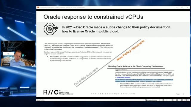 Constrained vCPU Azure Oracle licensing смотреть онлайн
