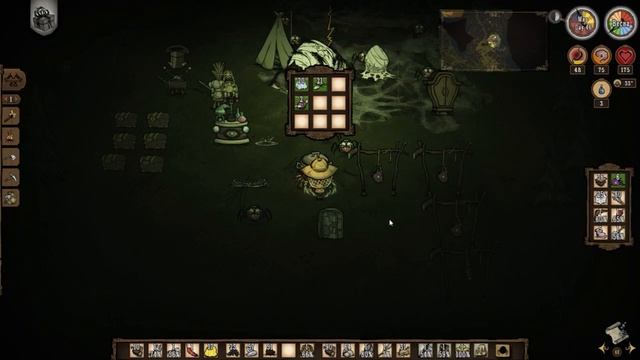 Встретил ОГРОМНУЮ косиножку в Don't Starve Together с МОДАМИ! смотреть онлайн