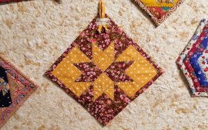 Как сшить кухонную прихватку.