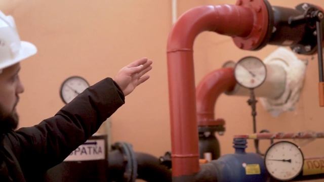 Обзор котельной на крыше бизнес-центра + обзор тепловой сети смотреть онлайн
