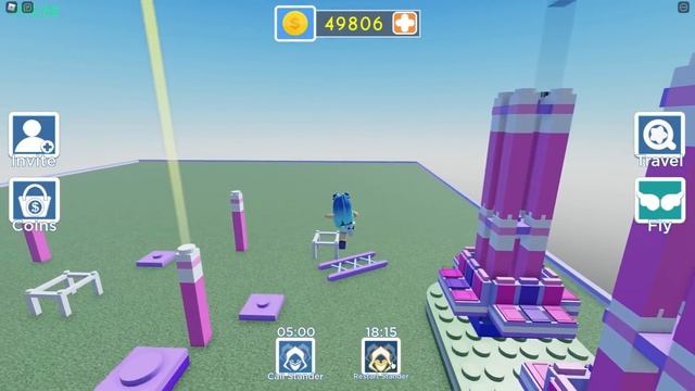 Playing with LEGO Blocks in Roblox! смотреть онлайн