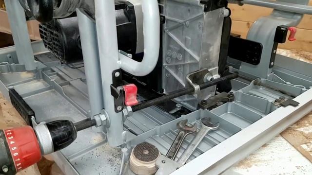 Распиловочный станок Bosch GTS 10 J,доработка пилы и испытание смотреть онлайн