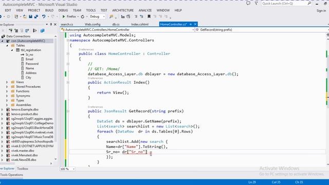 Autocomplete textbox using jquery from database in asp.net mvc смотреть онлайн