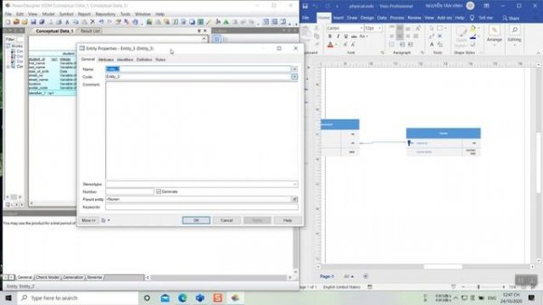 Create script initial data from PowerDesigner to SQL Server 2014
