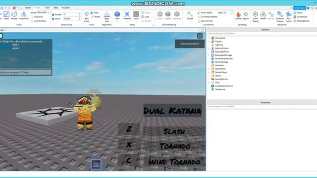 Roblox Studio: How to make Dual Katana --Diamaru Studio-- смотреть онлайн
