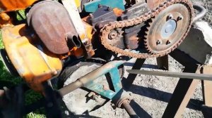 Мотоблок своими руками с БЕНЗОПИЛЫ. Мотокультиватор самодельный. Обзор МотоБлока