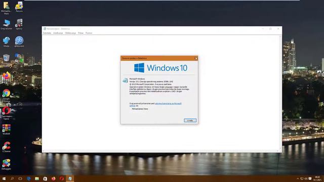 Windows 10 Home Single Language v1511 (Serbian) in VMware Workstation Pro смотреть онлайн