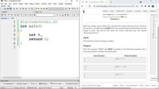 uri online judge problem 1004 solution | c programming in bangla смотреть онлайн