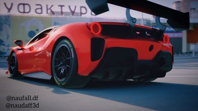 Blender Ferrari 488 & Toyota Supra Car Cinematic Animation (Short) смотреть онлайн
