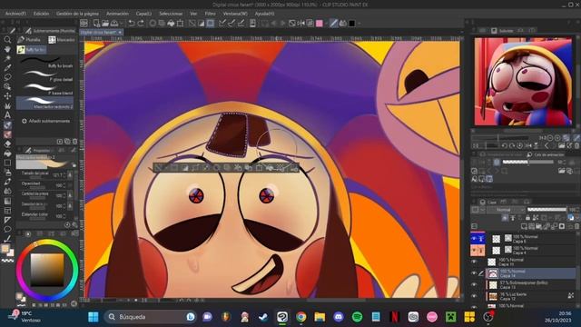 The Amazing Digital Circus gang || SPEEDPAINT смотреть онлайн