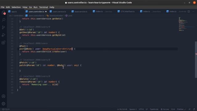 08 - Basic CRUD - restful API - Koa.js | TypeScript |TypeORM смотреть онлайн
