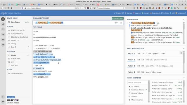 Regular Expressions in Java (example) смотреть онлайн