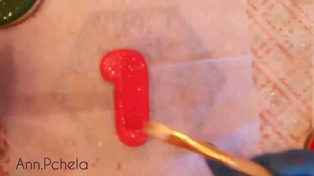 Новогодние пряники - Цифры. Decorated Christmas cookies. смотреть онлайн