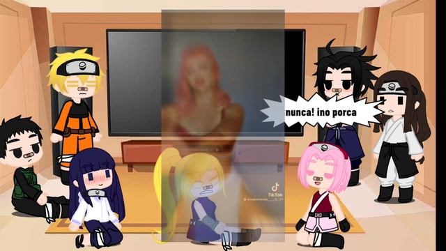 Sala de Naruto react a Sakura e Hinata brasileiras ❤️ ° Kunoichis dançando° смотреть онлайн