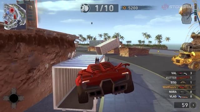Обзор игры Carmageddon: Reincarnation смотреть онлайн
