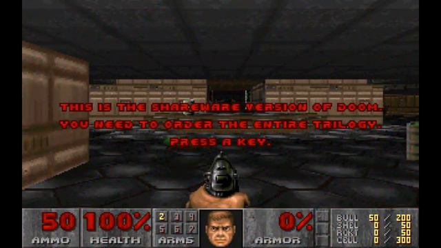Doom (1993) DOS WASD Keyboard & Mouse Settings смотреть онлайн