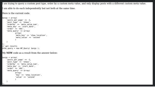 Wordpress: Filter and Order by Multiple Custom Meta Values смотреть онлайн