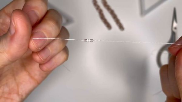 Серьги из бисера delica silk satin