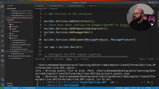 .NET 6 - Message Broker with RabbitMQ ??? смотреть онлайн