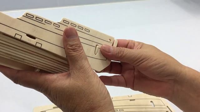 DIY 3D Woodcraft Construction Kit Sailing Military Ship 