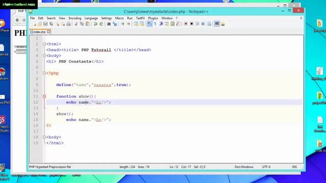 Php Lession5 6, php constants and operator tutorial step by step speak khmer 2018, daily marktips смотреть онлайн