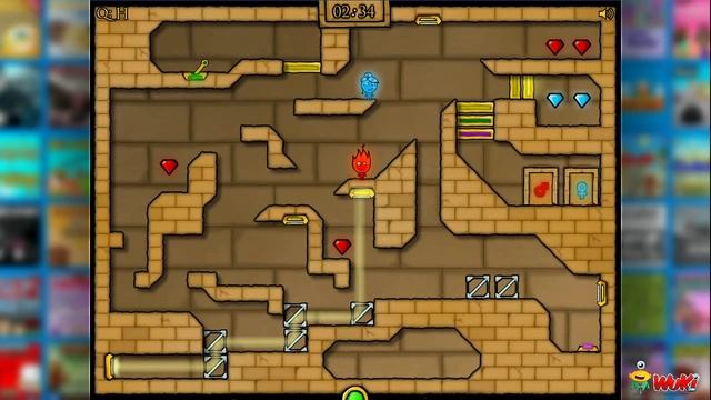 Fireboy and Watergirl in The Light Temple Walkthrough смотреть онлайн
