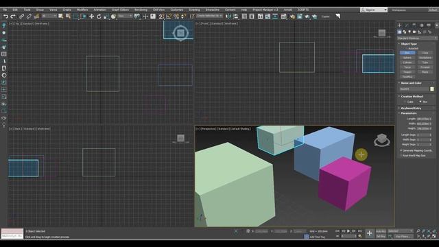 Создание первых примитивов в 3DsMax. С чего начинать? смотреть онлайн