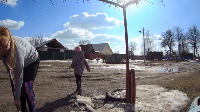 ✅VLOG: Приехали в деревню к бабушке/уборка снега смотреть онлайн