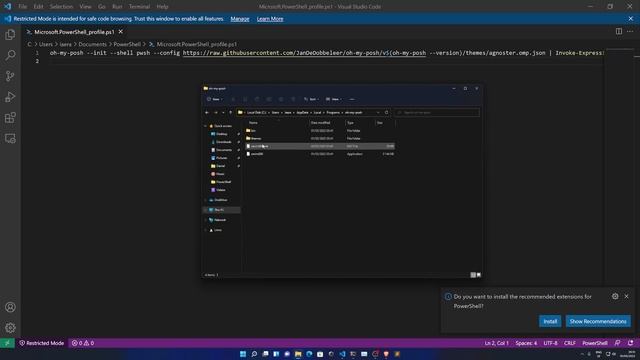 Oh My Posh Tutorial | Bring Your Windows Terminal To The Next Level смотреть онлайн