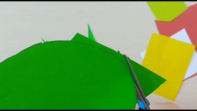 Объемная аппликация Царевна-лягушка. DIY идея объемной аппликации.