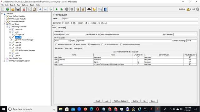 Correlation JMeter смотреть онлайн