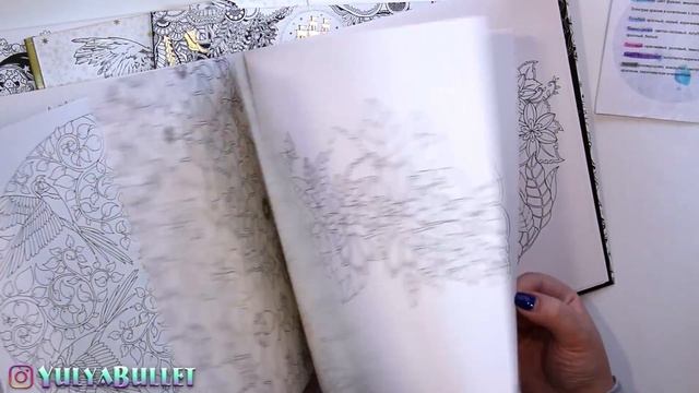 ВСЕ МОИ РАСКРАСКИ АНТИСТРЕСС ДЛЯ ВЗРОСЛЫХ + КОНКУРС | YulyaBullet смотреть онлайн