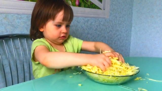 Песенка про капусту. Пальчиковые игры. Играем с детьми смотреть онлайн